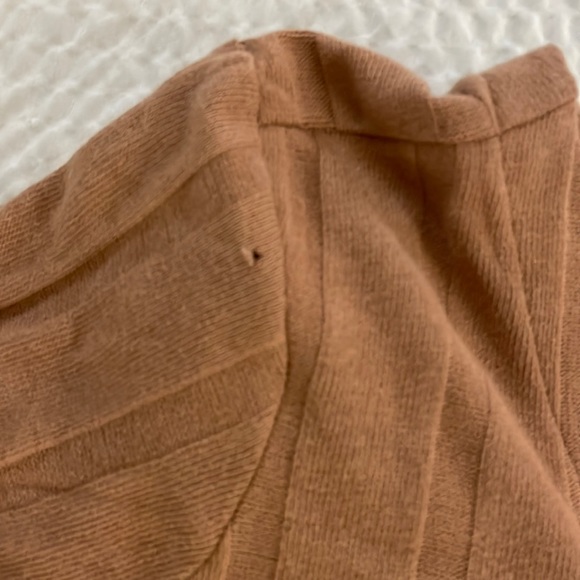 Madewell Ribbed Sweater-Knit Cardigan in Blush - Picture 10 of 10